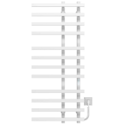 Електрична сушка для рушників Deffi Atena П12 150х1200 праве підключення білий A.AT.120.15.12.E.W.R.4