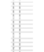 Сушка для рушників водяна Deffi Atena П12 150х1200 нижнє підключення білий A.AT.120.15.12.W.A