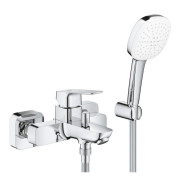 Смеситель для ванной Grohe Cubeo однорычажный с душевым набором хром 1018140000