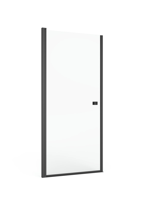 Душевая дверь Roca Capital 100х195 см профиль черный/прозрачное стекло AM4710016M