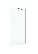 Душевая боковая стенка Roca Capital 90х195 см профиль черный/прозрачное стекло AM4409016M