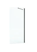 Душова бокова стінка Roca Capital 90х195 см профіль чорний/прозоре скло AM4409016M