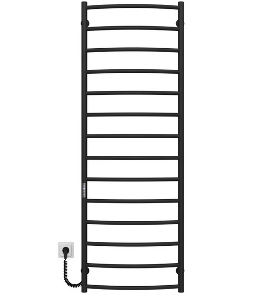 Электрический полотенцесушитель Deffi Классик П14 500х1500 левое подключение JD03 черный C.DK.150.50.14.E.B.L.1