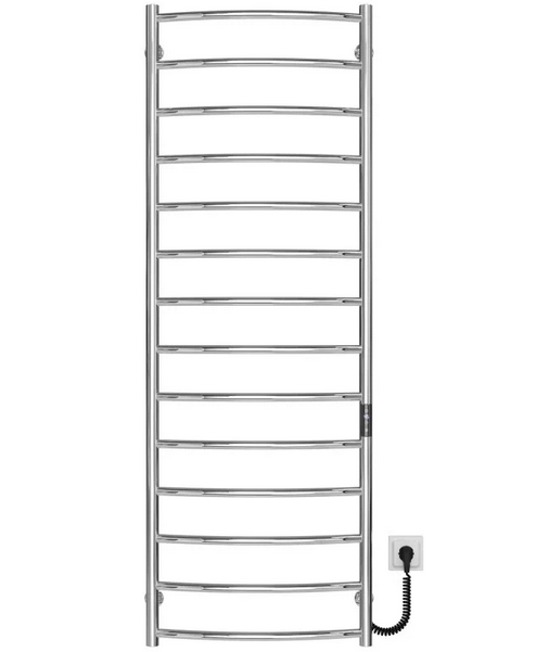 Електрична сушарка для рушників Deffi Класик П14 500х1500 правильне підключення JD03 хром C.DK.150.50.14.E.C.R.1