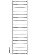 Электрический полотенцесушитель Deffi Классик П17 500х1800 левое подключение хром C.DK.180.50.17.E.C.L.5