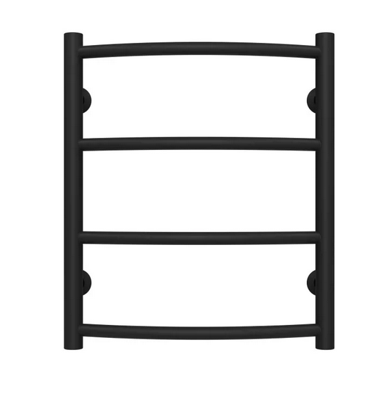 Полотенцесушитель водяной Deffi Классик П4 400х500 нижнее подключение черный C.DK.50.40.4.B.A