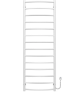 Электрический полотенцесушитель Deffi Классик П14 500х1500 правое подключение белый C.DK.150.50.14.E.W.R.5