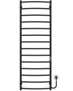 Електрична сушарка для рушників Deffi Класик П14 500х1500 правильне підключення JD03 чорний C.DK.150.50.14.E.B.R.1