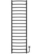 Електрична сушарка для рушників Deffi Класик П17 500х1800 праве підключення JD03 чорний C.DK.180.50.17.E.B.R.1