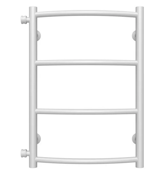 Полотенцесушитель водяной Deffi Классик П4 400х600 боковое левое подключение белый C.DK.60.40.4.W.B