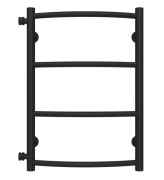 Сушка для рушників водяна Deffi Класик П4 400х600 бічне ліве підключення чорний C.DK.60.40.4.B.B