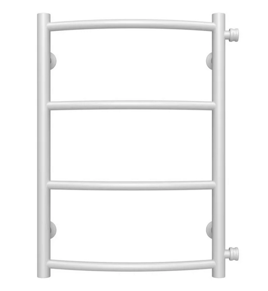 Полотенцесушитель водяной Deffi Классик П4 400х600 боковое правое подключение белый C.DK.60.40.4.W.C