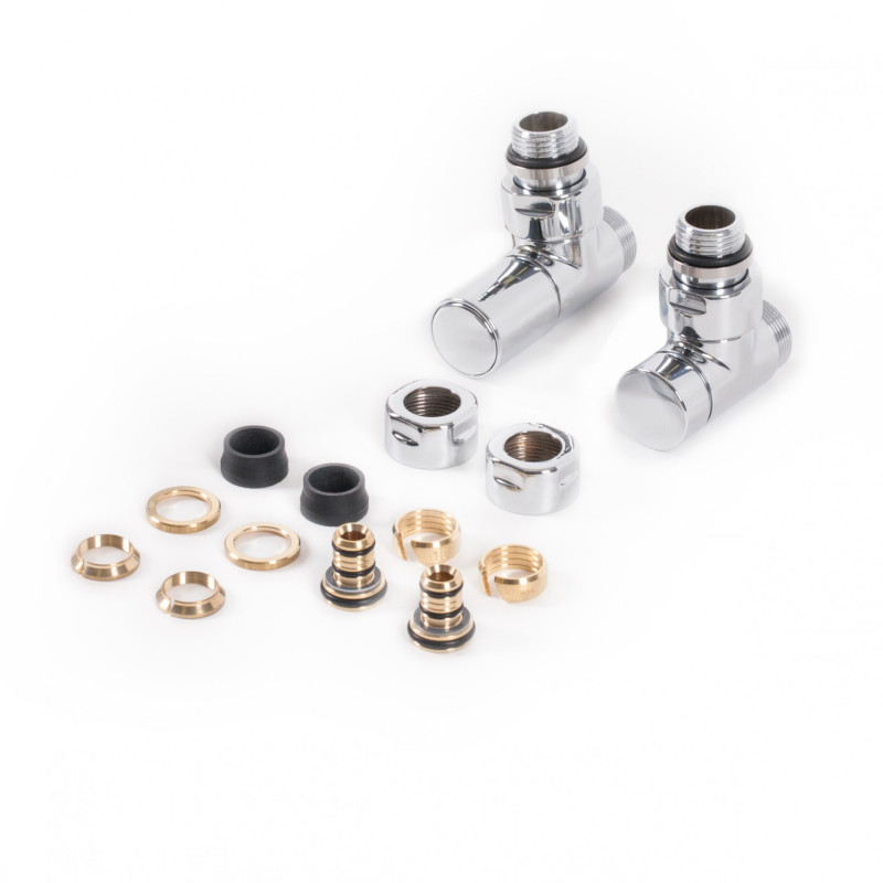 Комплект Теrma регулюючий кутовий латунь хром WRZRCK1-CR