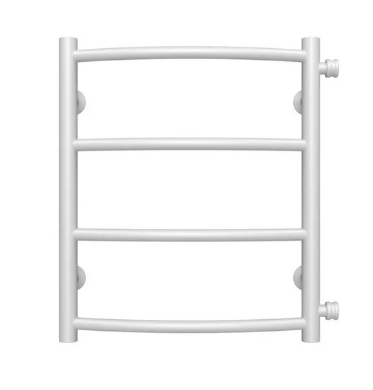 Сушка для рушників водяна Deffi Класик П4 400х500 бічне праве підключення білий C.DK.50.40.4.W.C