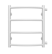 Полотенцесушитель водяной Deffi Классик П4 400х500 боковое правое подключение белый C.DK.50.40.4.W.C