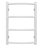 Полотенцесушитель водяной Deffi Классик П4 400х600 нижнее подключение белый C.DK.60.40.4.W.A