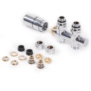 Комплект Теrma интегрированный термостатический прямой правый латунь хром WRZT5G4-CR