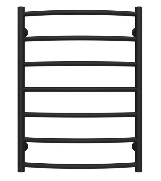 Полотенцесушитель водяной Deffi Классик П7 500х700 нижнее подключение черный C.DK.70.50.7.B.A