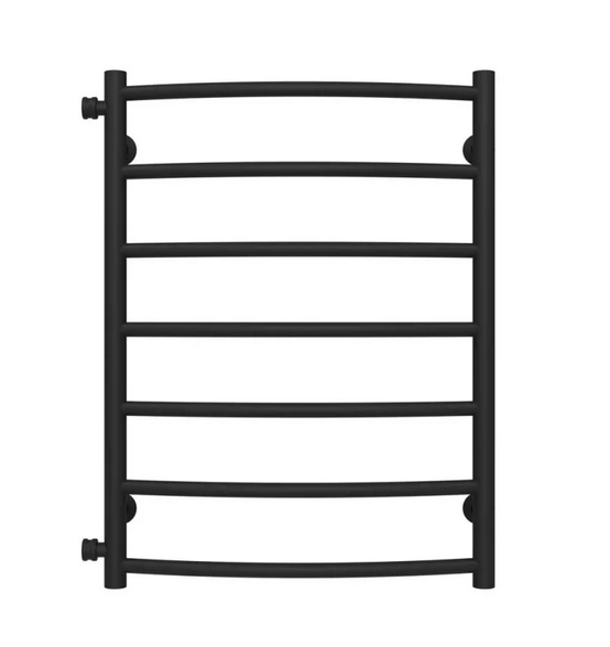 Сушка для рушників водяна Deffi Класик П7 500х700 бічне ліве підключення чорний C.DK.70.50.7.B.B