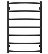 Сушка для рушників водяна Deffi Класик П7 500х800 нижнє підключення чорний C.DK.80.50.7.B.A