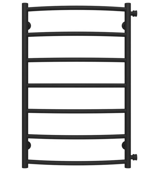 Полотенцесушитель водяной Deffi Классик П7 500х800 боковое правое подключение черный C.DK.80.50.7.B.C