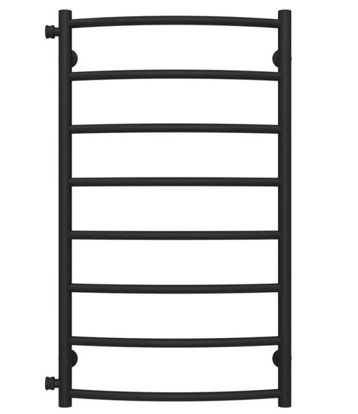 Полотенцесушитель водяной Deffi Классик П8 500х900 боковое левое подключение черный C.DK.90.50.8.B.B