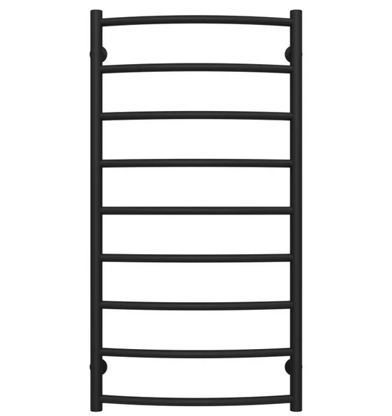 Полотенцесушитель водяной Deffi Классик П9 500х1000 нижнее подключение черный C.DK.100.50.9.B.A