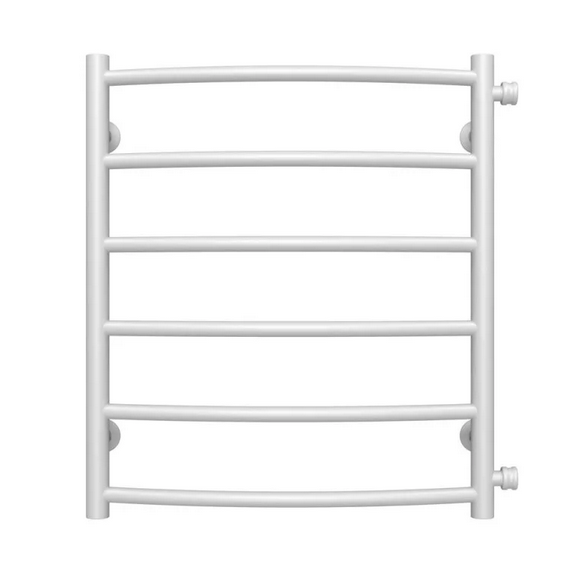 Полотенцесушитель водяной Deffi Классик П6 500х600 боковое правое подключение белый C.DK.60.50.6.W.C