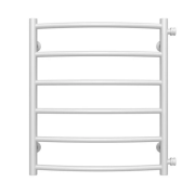 Полотенцесушитель водяной Deffi Классик П6 500х600 боковое правое подключение белый C.DK.60.50.6.W.C