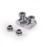 Кран Теrma комбинированный запорный угловой латунь хром TGEOCR001