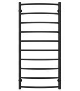 Сушка для рушників водяна Deffi Класик П10 500х1100 нижнє підключення чорний C.DK.110.50.10.B.A