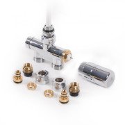 Комплект Теrma интегрированный термостатический прямой с трубкой латунь хром WRZT5G7-CR