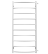 Полотенцесушитель водяной Deffi Классик П10 500х1100 боковое правое подключение белый C.DK.110.50.10.W.C