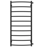 Полотенцесушитель водяной Deffi Классик П10 500х1100 боковое правое подключение черный C.DK.110.50.10.B.C