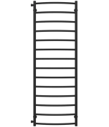 Полотенцесушитель водяной Deffi Классик П14 500х1500 боковое левое подключение черный C.DK.150.50.14.B.B