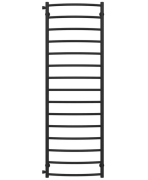 Полотенцесушитель водяной Deffi Классик П15 500х1600 боковое левое подключение черный C.DK.160.50.15.B.B