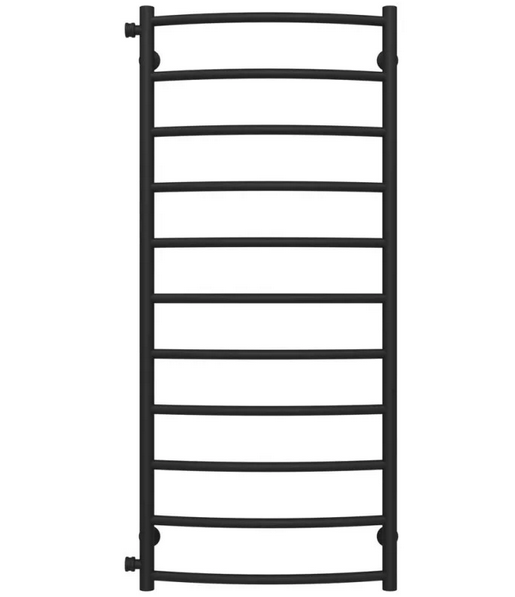 Полотенцесушитель водяной Deffi Классик П11 500х1200 боковое левое подключение черный C.DK.120.50.11.B.B