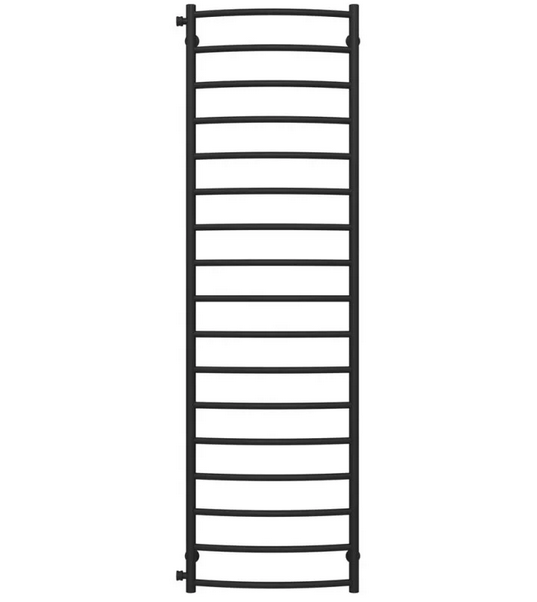 Полотенцесушитель водяной Deffi Классик П17 500х1800 боковое левое подключение черный C.DK.180.50.17.B.B