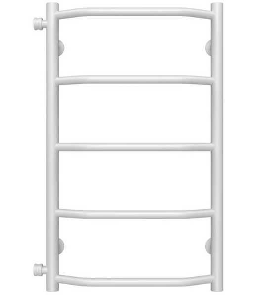 Полотенцесушитель водяной Deffi Трапеция П5 400х700 боковое левое подключение белый C.TR.70.40.5.W.B