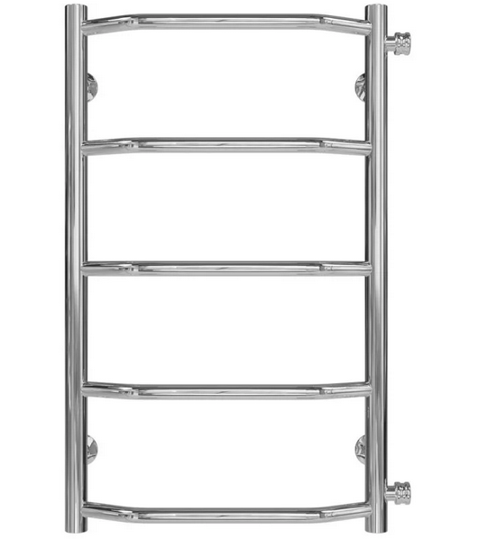 Полотенцесушитель водяной Deffi Трапеция П5 400х700 боковое правое подключение хром C.TR.70.40.5.C.C