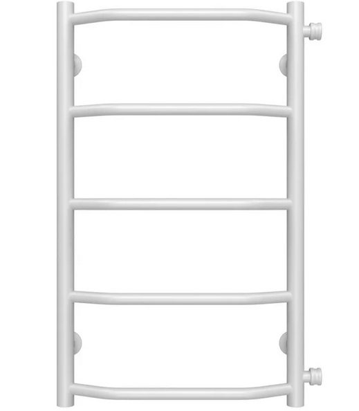 Полотенцесушитель водяной Deffi Трапеция П5 400х700 боковое правое подключение белый C.TR.70.40.5.W.C