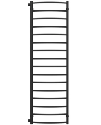 Сушка для рушників водяна Deffi Класик П16 500х1700 бічне ліве підключення чорний C.DK.170.50.16.B.B