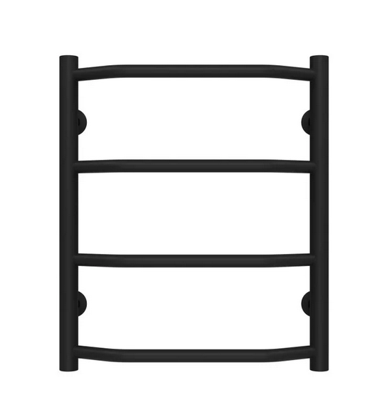 Сушка для рушників водяна Deffi Трапеція П4 400х500 нижнє підключення чорний C.TR.50.40.4.B.A