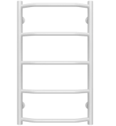 Полотенцесушитель водяной Deffi Трапеция П5 400х700 нижнее подключение белый C.TR.70.40.5.W.A