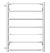 Сушка для рушників водяна Deffi Трапеція П7 500х700 бічне ліве підключення білий C.TR.70.50.7.W.B