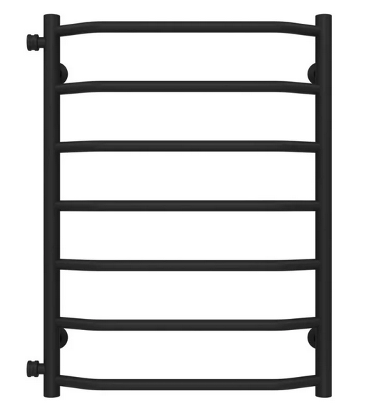 Сушка для рушників водяна Deffi Трапеція П7 500х700 бічне ліве підключення чорний C.TR.70.50.7.B.B