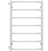 Полотенцесушитель водяной Deffi Трапеция П7 500х800 боковое левое подключение белый C.TR.80.50.7.W.B
