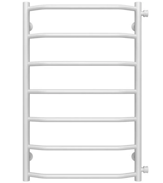 Полотенцесушитель водяной Deffi Трапеция П7 500х800 боковое правое подключение белый C.TR.80.50.7.W.C