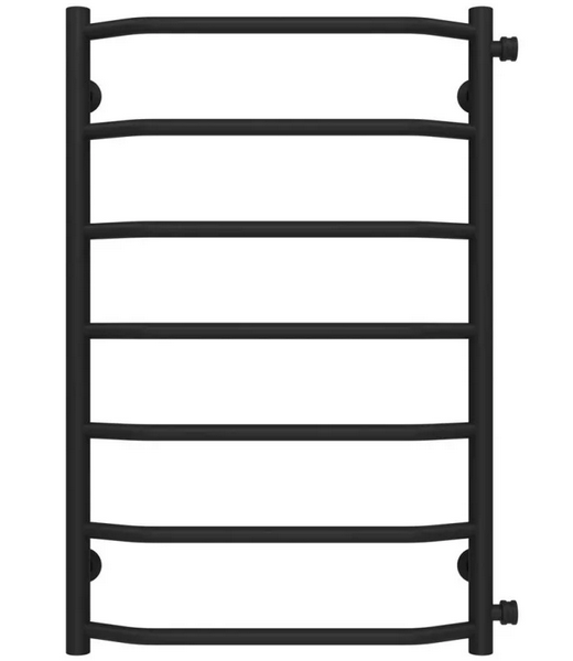 Сушка для рушників водяна Deffi Трапеція П7 500х800 бічне праве підключення чорний C.TR.80.50.7.B.C