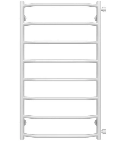 Полотенцесушитель водяной Deffi Трапеция П8 500х900 боковое правое подключение белый C.TR.90.50.8.W.C